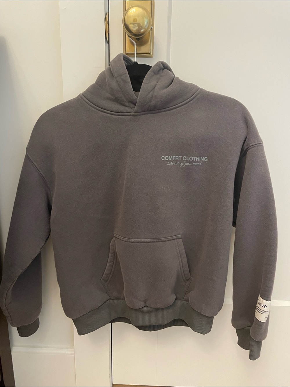 Kids' CMFRT Gray Hooded Sweatshirt in Large